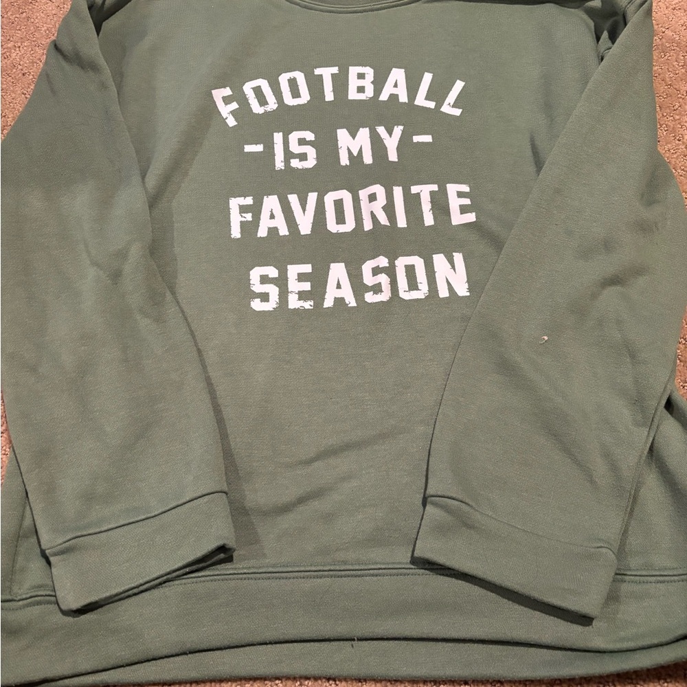 Green Sweater - Football Season